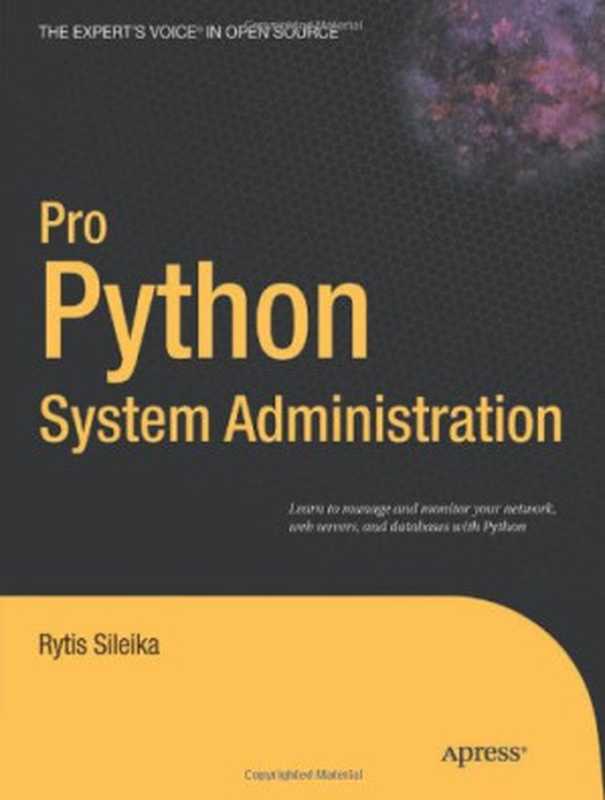 Pro Python System Administration（Rytis Sileika）（Apress 2010）