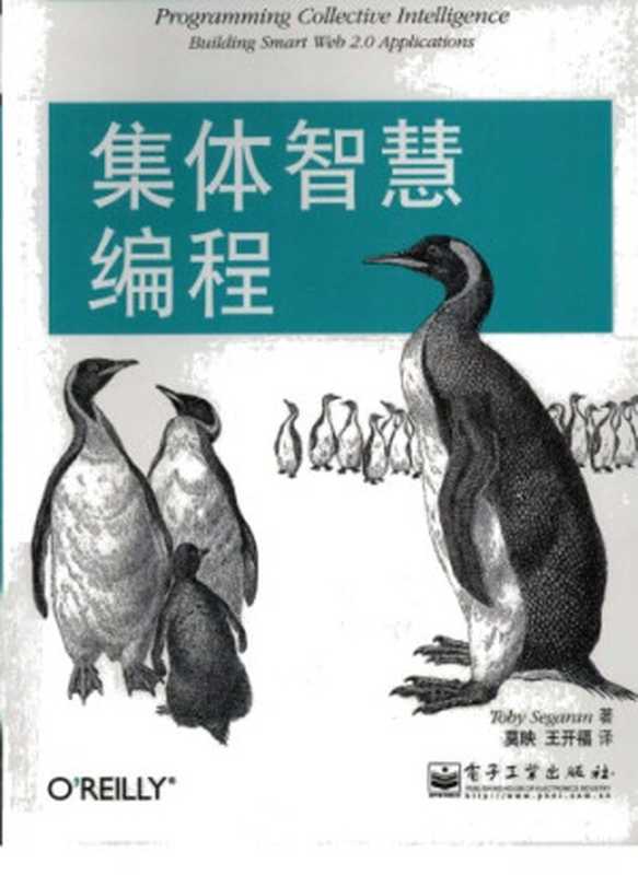 集体智慧编程（西格兰 (Segaran， Toby)， 映莫， 开福王）（电子工业出版社 2009）