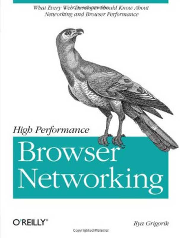 High Performance Browser Networking： What every web developer should know about networking and web performance（Ilya Grigorik）（O