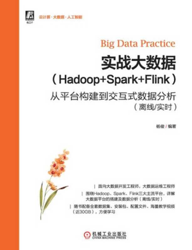 实战大数据(Hadoop+Spark+Flink)——从平台构建到交互式数据分析(离线 实时)（杨俊）（机械工业出版社 2021）