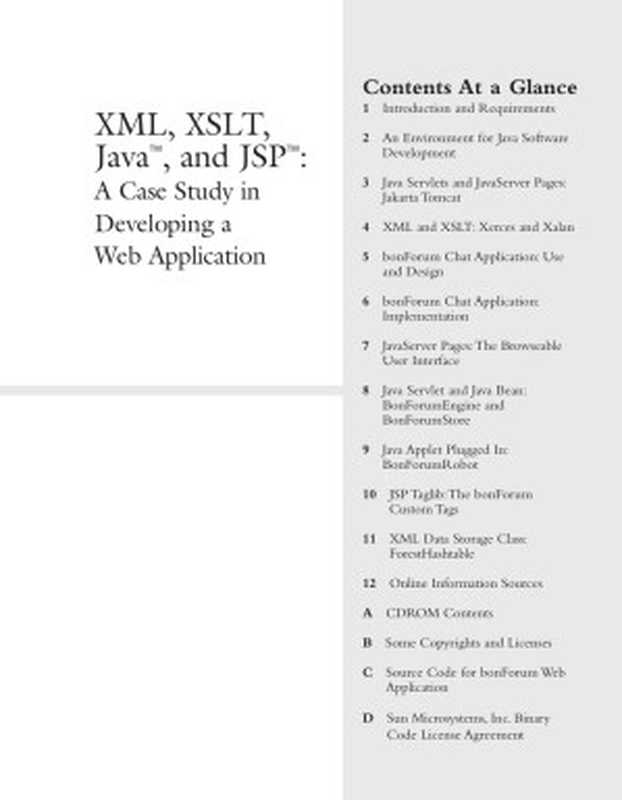 Landmark Books Westy Rockwell Xml Xslt Java And Jsp A Case Study In Developing A Web Application New Riders 2001（Desconocido）（2001）