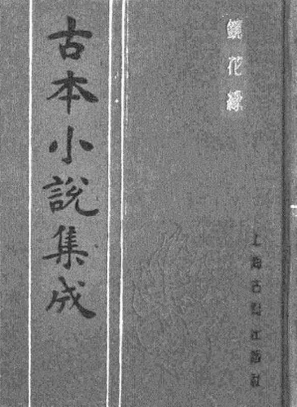 古本小说集成 2120 [清]李汝珍撰-镜花缘（芥子园刊）（二）（上海古籍出版社1994）（[清]李汝珍撰）（2017）