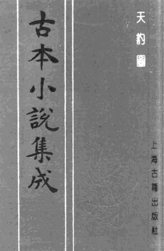 古本小说集成 4063 [清]佚名-天豹图（丰胜书坊刊）（下）（上海古籍出版社1994）（[清]佚名）（2017）