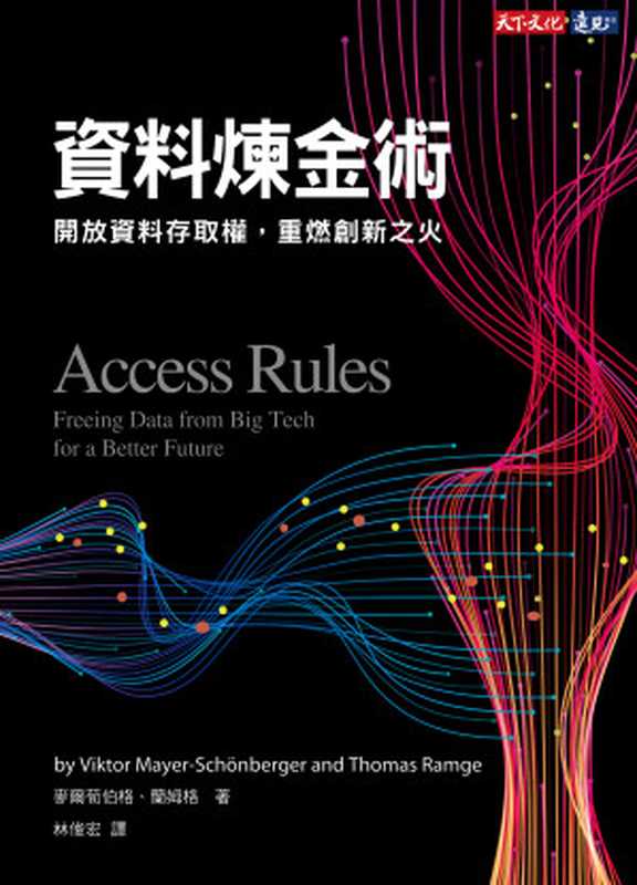 資料煉金術：開放資料存取權，重燃創新之火 = Access Rules： Freeing Data from Big Tech for a Better Future（麥爾荀伯格 (Viktor Mayer-Schönberger)， 蘭姆格 (Thomas Ramge) 著 ; 林俊宏 譯）（天下文化出版股份有限公司 2022）