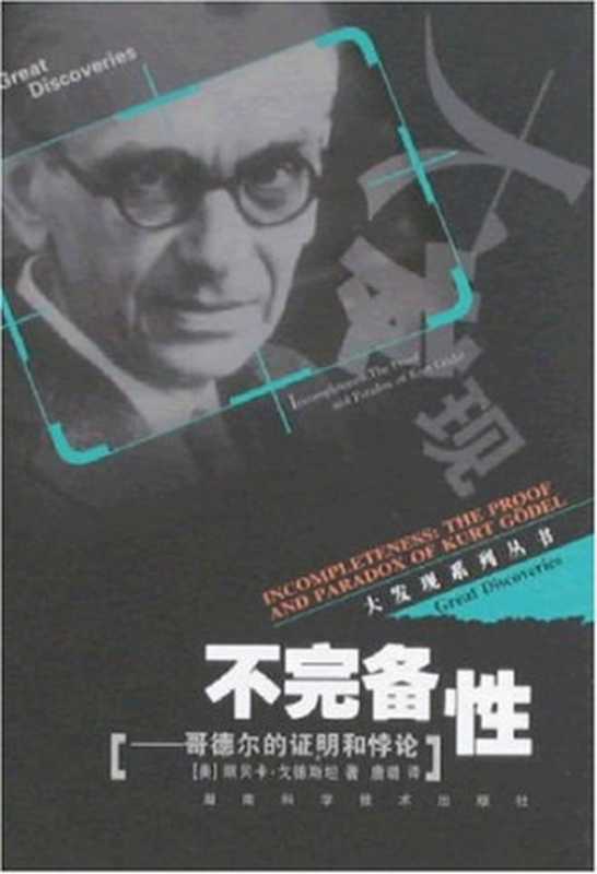 不完备性 哥德尔的证明和悖论（丽贝卡·戈德斯坦）（湖南科技出版社 2008）