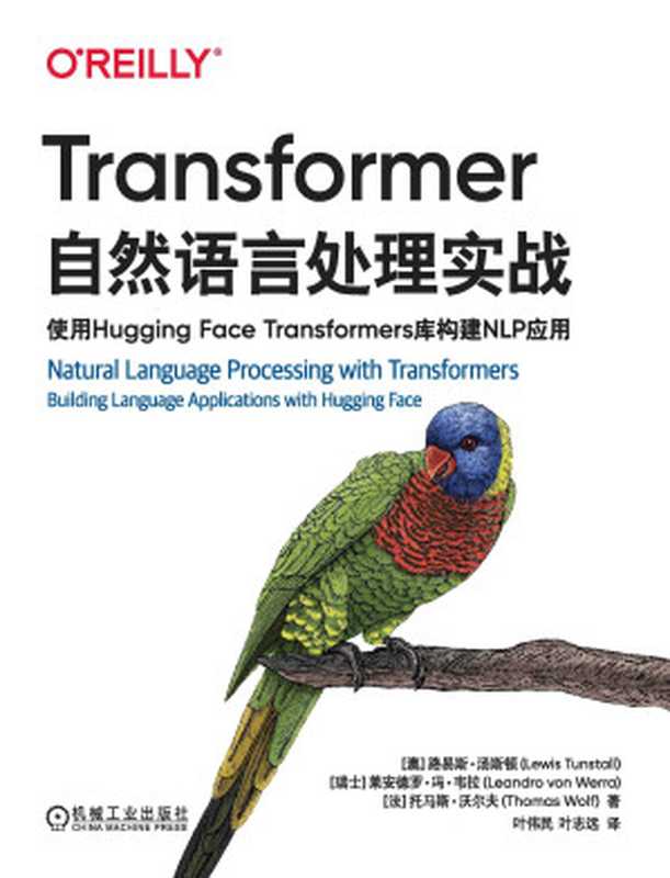 Transformer自然语言处理实战-使用Hugging-Face-Transformers库构建NLP应用（【澳大利亚】路易斯·汤斯顿 【瑞士】莱安德罗·冯·韦拉 【法】托马斯·沃尔夫）（机械工业出版社 2023）