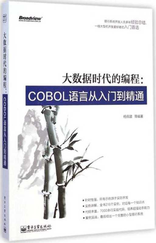 大数据时代的编程：COBOL语言从入门到精通（杨佩璐^等）（电子工业出版社 2015）