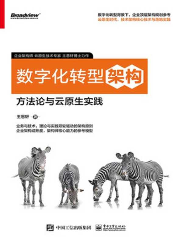 数字化转型架构：方法论与云原生实践 2021（王思轩）（电子工业出版社 2021）