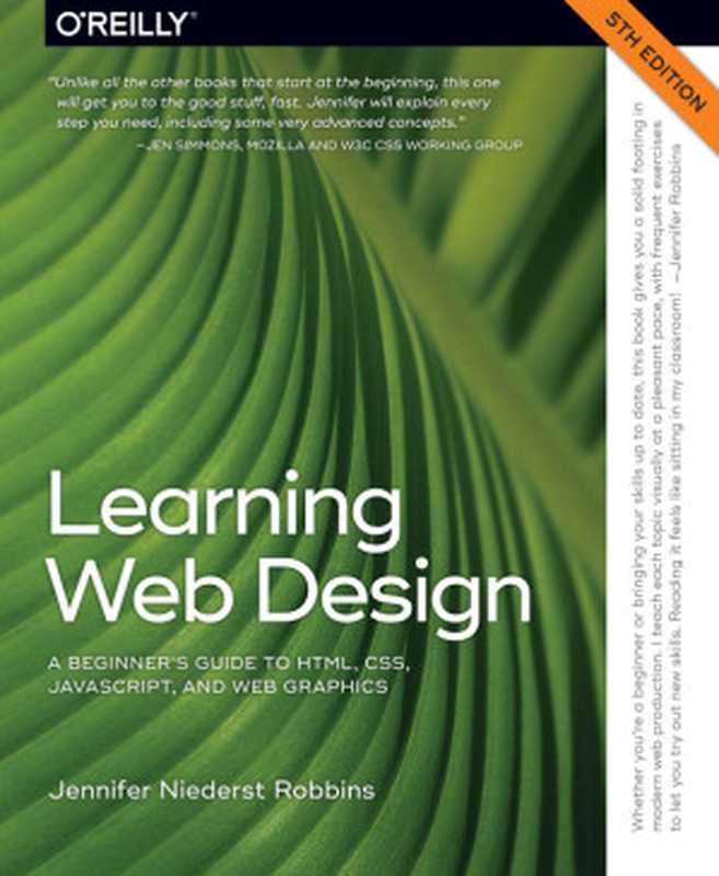 Learning Web design beginners guide to him css java script Web Graphics（Jennifer niederst robbins）（O Really media）