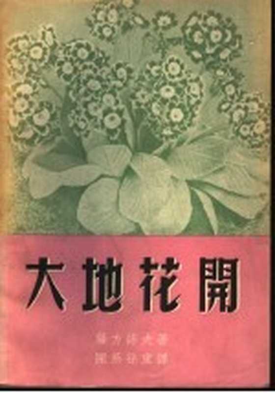 大地花开（（苏）萨方诺夫（Сафонов，В.А.）撰；陈燕孙译）（新亚书店 1953）