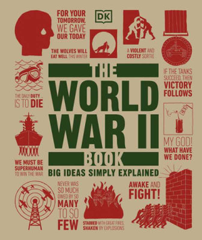 The World War II Book： Big Ideas Simply Explained（Dorling Kindersley， Adrian Gilbert， Simon Adams， John Farndon， Jacob F. Field， R. G. Grant， Joel Levy， Olivia Smith， Christopher Westhorp）（DK 2022）