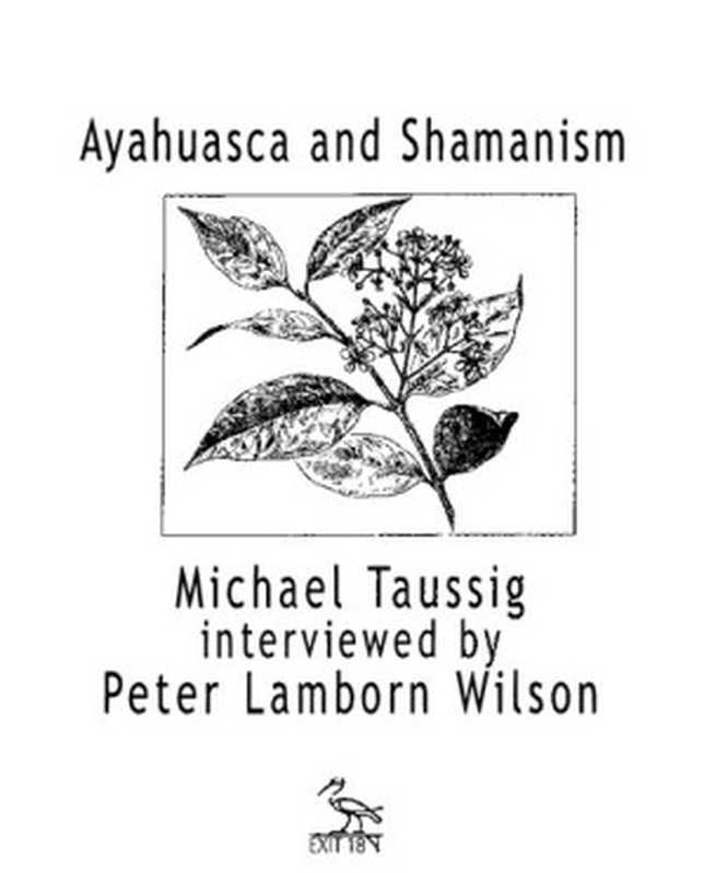 Ayahuasca and Shamanism： Michael Taussig interviewed by Peter Lamborn Wilson（Michael Taussig， Peter Lamborn Wilson）（Autonomedia 2002）