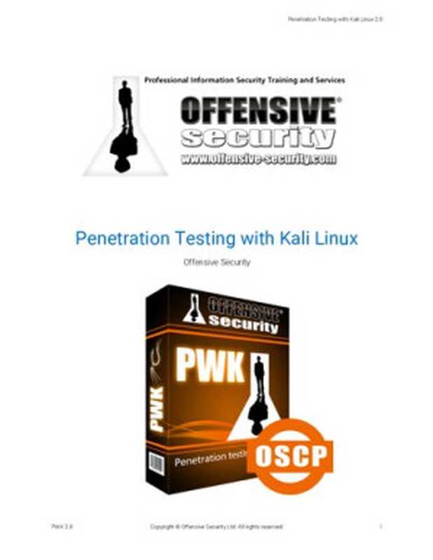 Penetration Testing with Kali Linux (OSCP)（Offensive Security）（Offensive Security 2020）