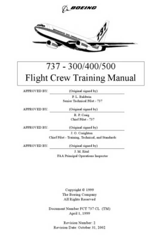 Boeing 737 flight crew training manual（2002）