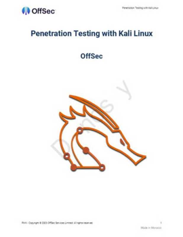 Penetration Testing with Kali Linux - PEN-200 2023（Offensive Security）（Offensive Security 2023）