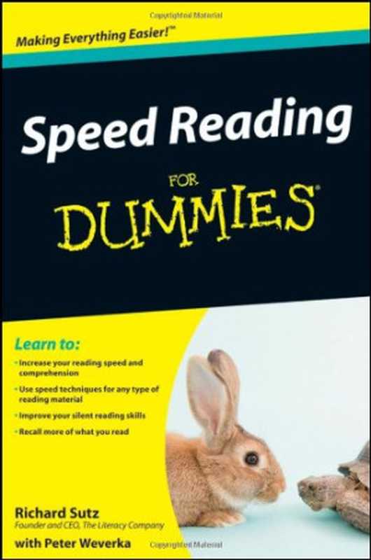 Speed Reading For Dummies（Richard Sutz  Peter Weverka）（John Wiley & Sons 2009）