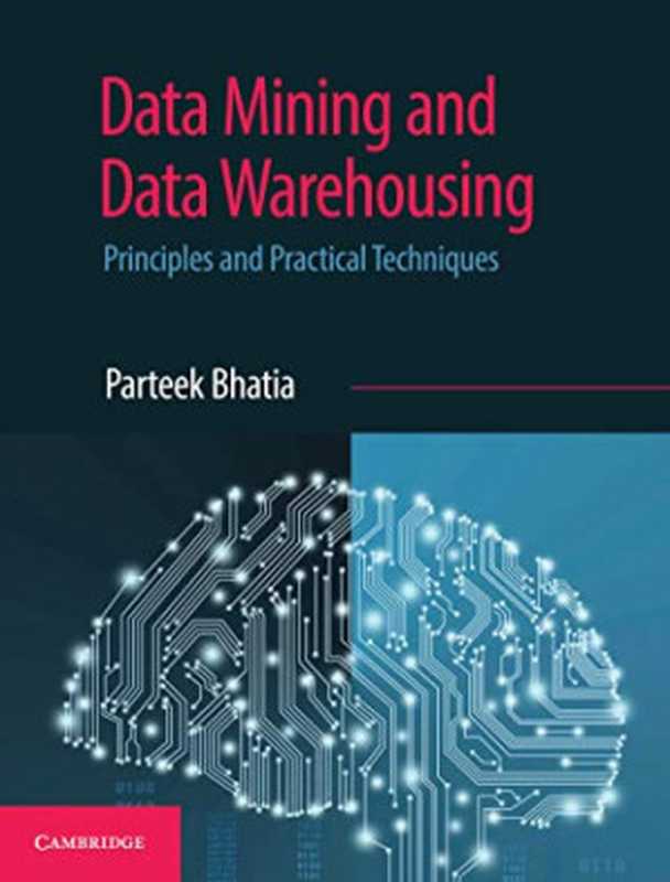 Data Mining and Data Warehousing： Principles and Practical Techniques（Parteek Bhatia）（Cambridge University Press 2019）