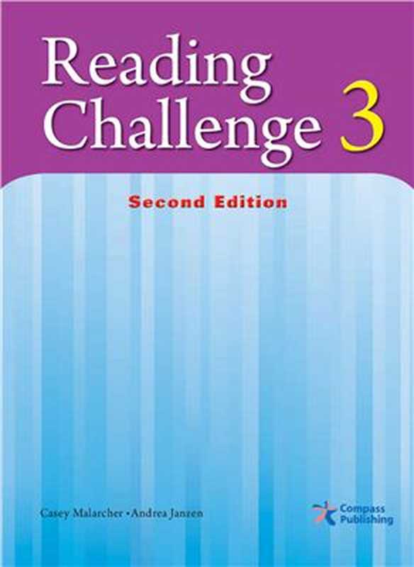 Reading Challenge 3. Book（Malarcher Casey， Janzen Andrea.）