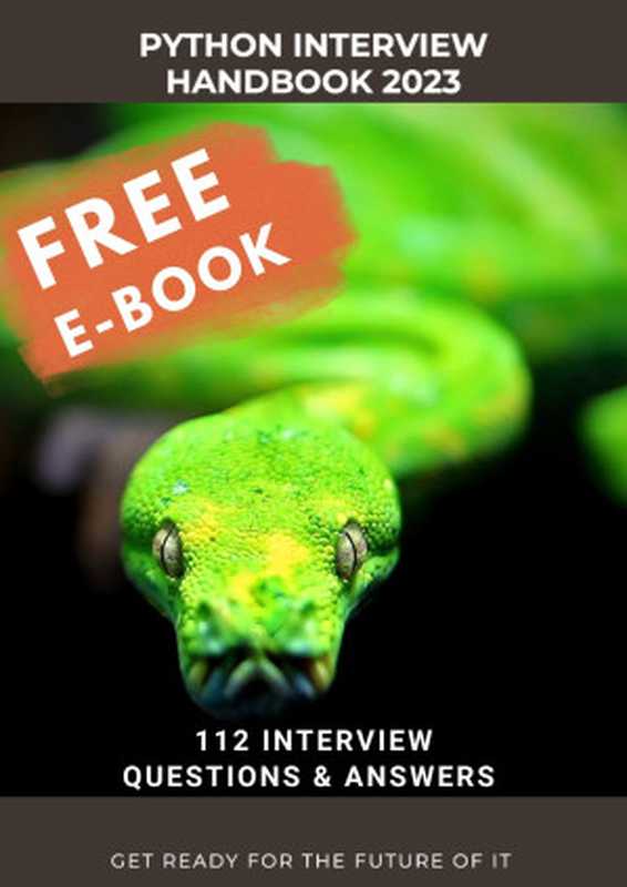 The Python Interview Handbook 2023 - 112+ Q&A（Nezir Zahirovic）（2023）