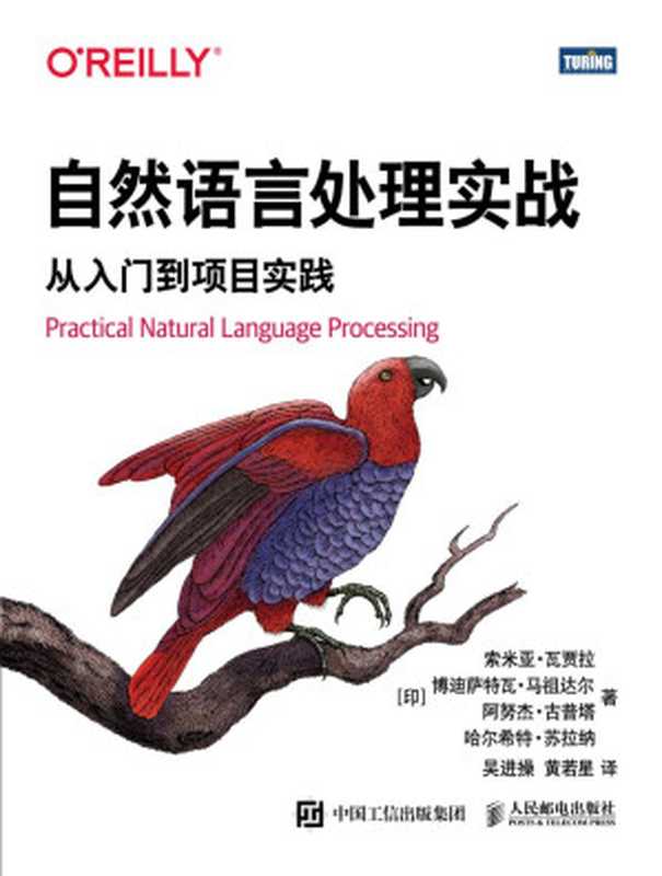 自然语言处理实战：从入门到项目实践 Practical Natural Language Processing（索米亚·瓦贾拉， 博迪萨特瓦·马祖达尔， 阿努杰·古普塔， 哈尔希特·苏拉纳， 吴进操， 黄若星）（人民邮电出版社 2022）