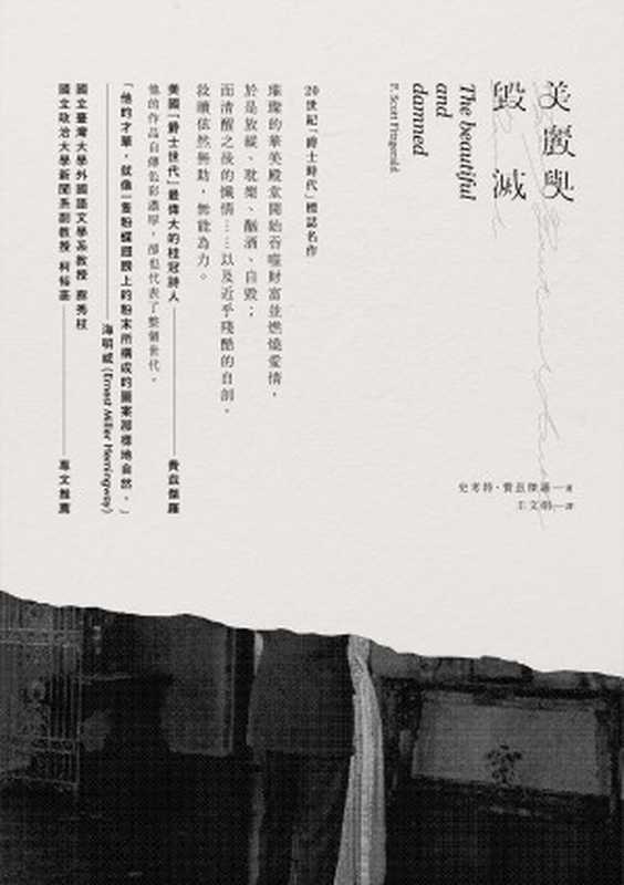 美麗與毀滅 = The Beautiful and Damned（費茲傑羅 (Francis Scott Fitzgerald) 著 ; 王文娟 譯）（新雨出版社 2020）