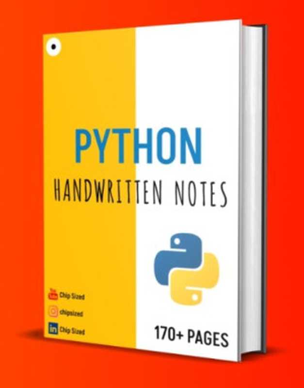 Python Handwritten Notes (Clear Definitions and Examples)（Chip Sized）（2023）