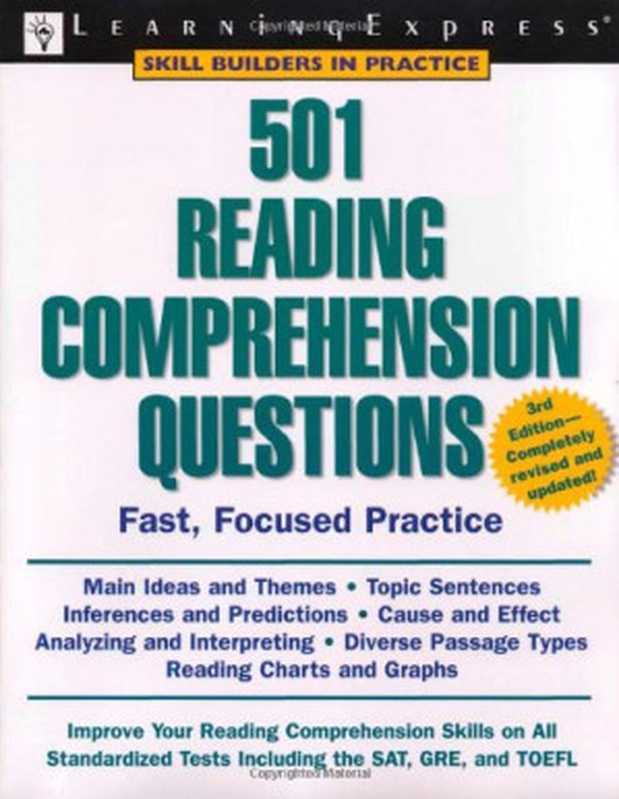 501 Reading Comprehension Questions  3rd Edition（LearningExpress）（LearningExpress 2006）