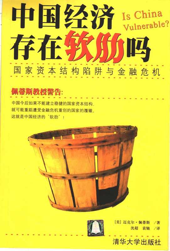 中国经济存在软肋吗：国家资本结构陷阱与金融危机（[美]迈克尔•佩蒂斯）（清华大学出版社 2003）