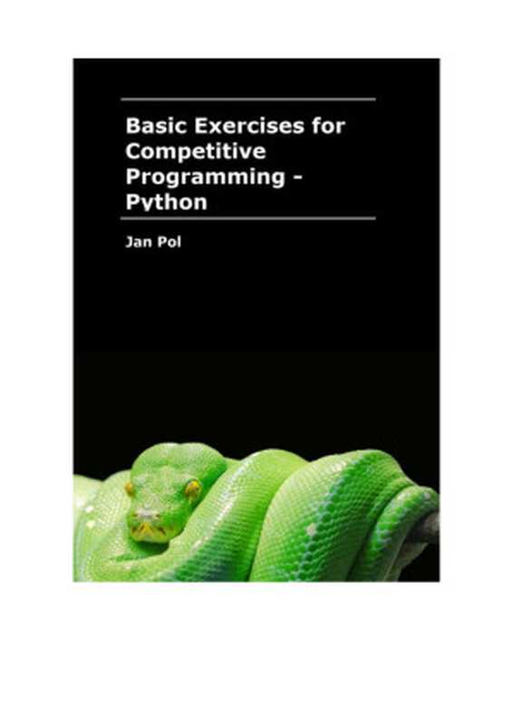 Basic Exercises for Competitive Programming Python（，）（2021）