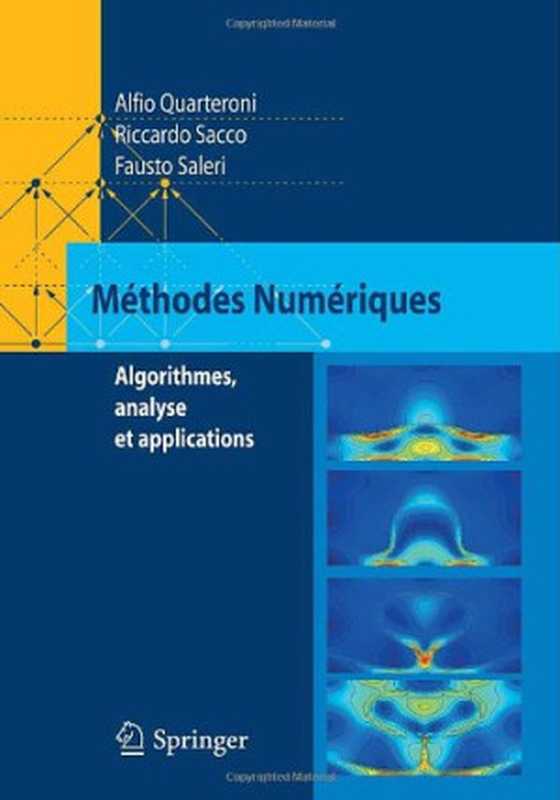 Méthodes Numériques： Algorithmes， analyse et applications（Alfio Quarteroni， Riccardo Sacco， Fausto Saleri）（Springer 2007）