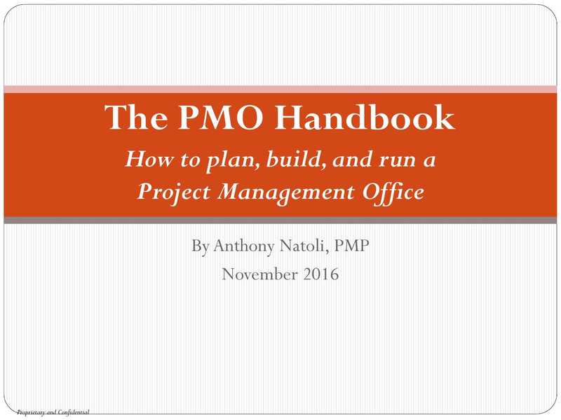 The PMO Handbook（pmo）