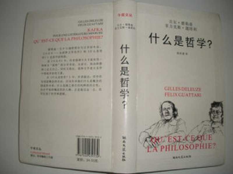 什么是哲学： 卡夫卡——为弱势文学而作（吉尔·德勒兹，菲力克斯·迦塔利）（湖南文艺出版社 2007）