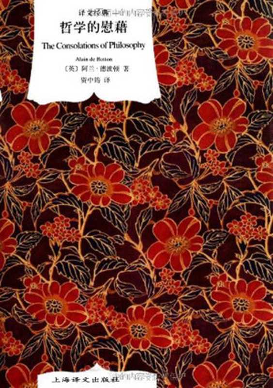 哲学的慰藉 (阿兰·德波顿文集)（阿兰·德波顿(Alain de Botton)）（2009）