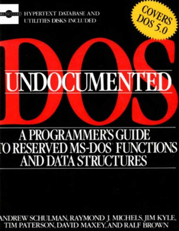 Undocumented DOS： A Programmer