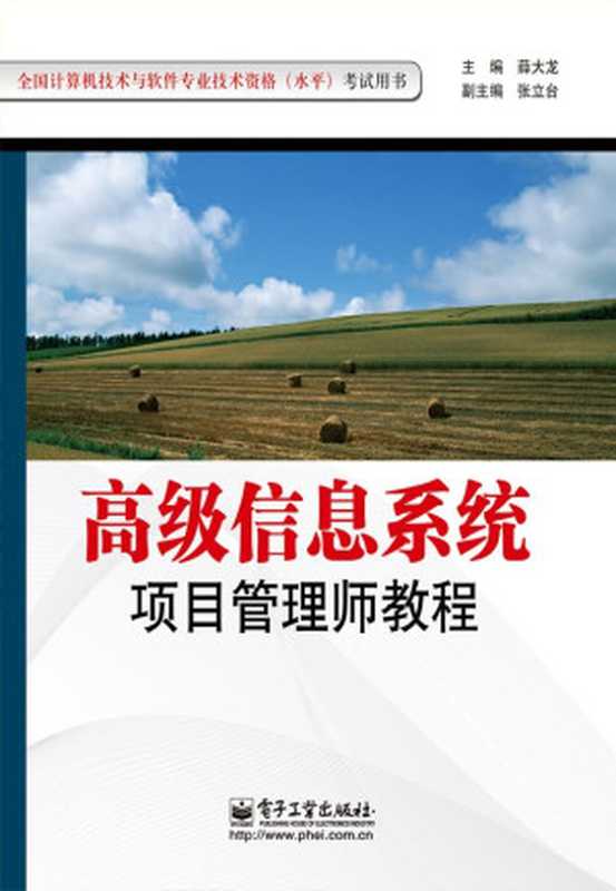 全国计算机技术与软件专业技术资格(水平)考试用书：高级信息系统项目管理师教程（薛大龙）（电子工业出版社 2012）