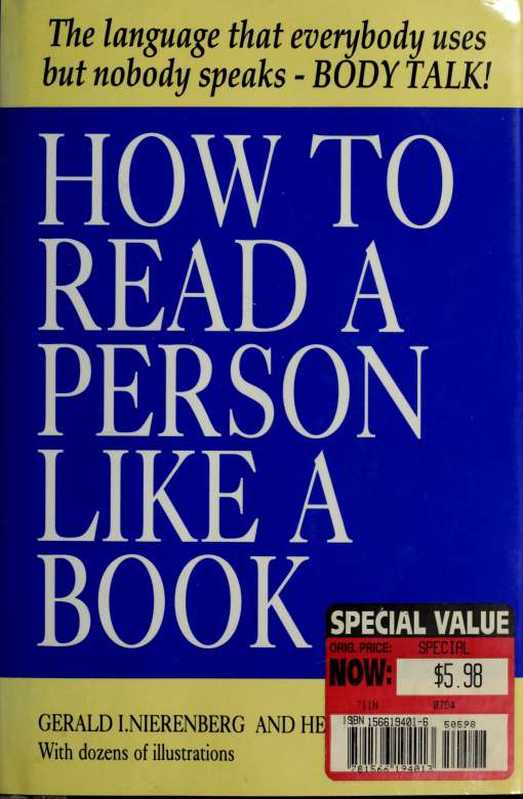 How to read a person like a book（I Nierenberg Gerard， H Calero Henry， H Calero Henry）（1994）