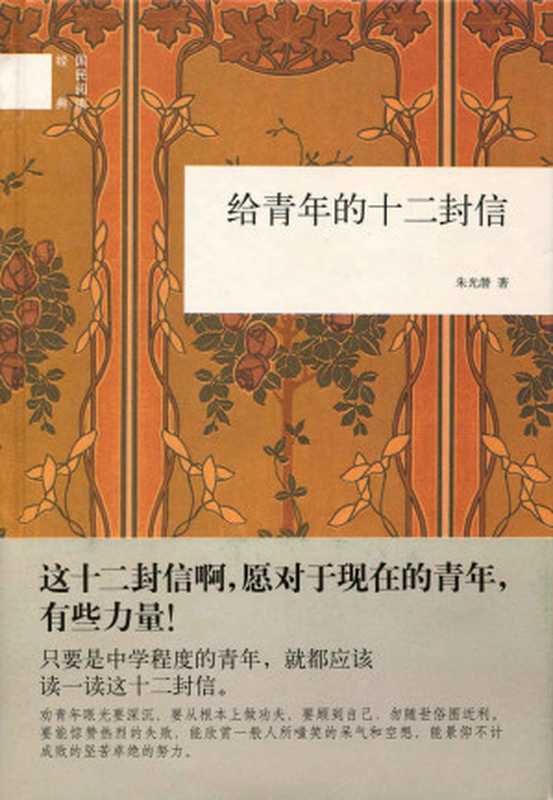 给青年的十二封信（精）--国民阅读经典 (中华书局出品)（朱光潜）（中华书局 2013）