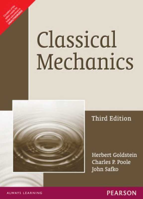 Classical Mechanics（Herbert Goldstein  Charles P. Poole  John Safko）（Pearson 2011）