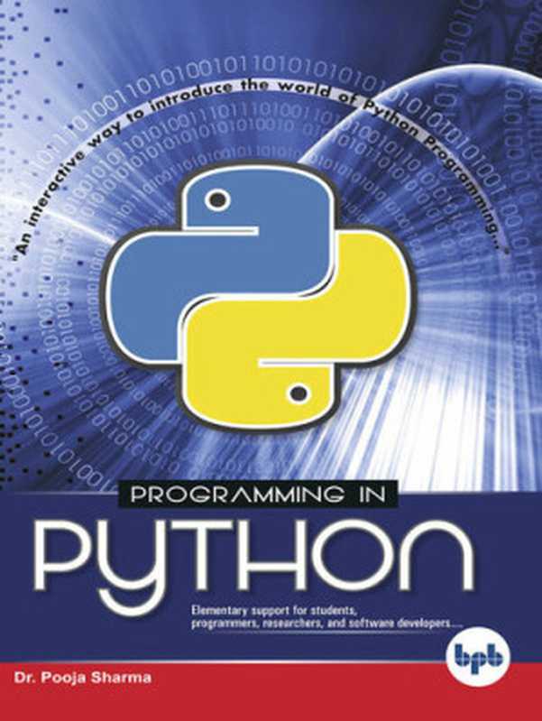 Programming in Python（Pooja Sharma）（BPB Publications 2018）