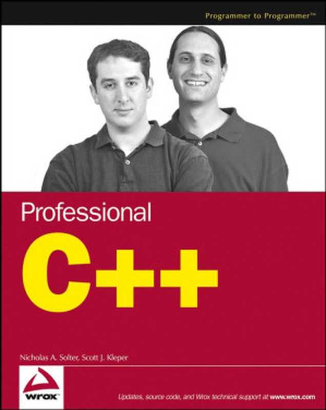 Professional C++（Nicholas A.  Solter）