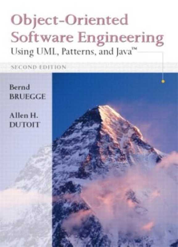 Object-Oriented Software Engineering： Using UML， Patterns and Java (2nd Edition)（Bernd Bruegge， Allen H. Dutoit）（Prentice Hall 2003）