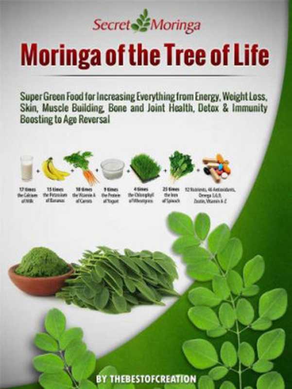 Moringa of the Tree of Life  Super Green Food for Increasing Everything from Energy  Weight Loss  Skin  Muscle Building  Bone and Joint Health  Detox Immunity Boosting to Age Reversal（Muhammad Umar）（Muhammad Umar 2015）