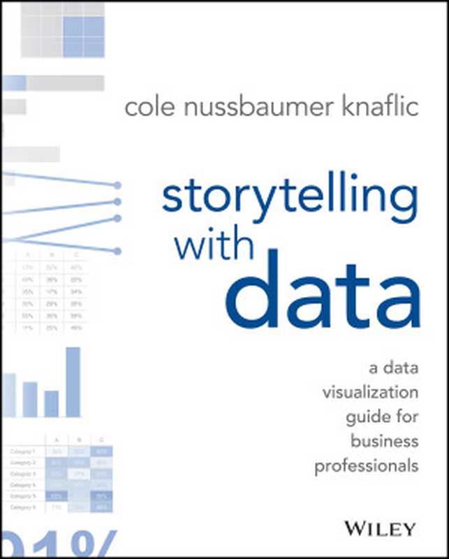 Storytelling with Data（Cole Nussbaumer Knaflic）（John Wiley & Sons 2015）