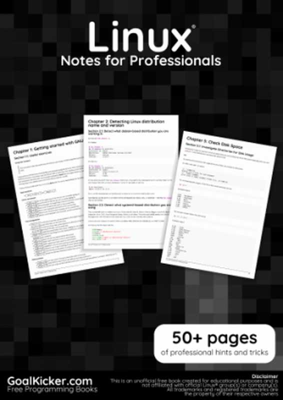 -linux notes for professonals（goalkicker）（goalkicker 2018）