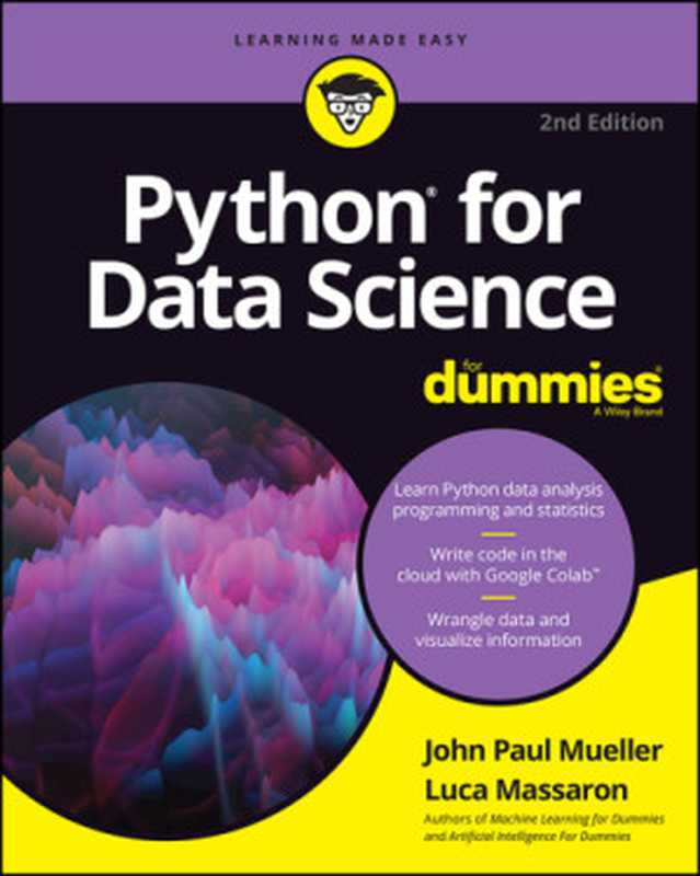 Python for Data Science， 2nd Edition（John Paul Mueller， Luca Massaron）（Wiley 2019）