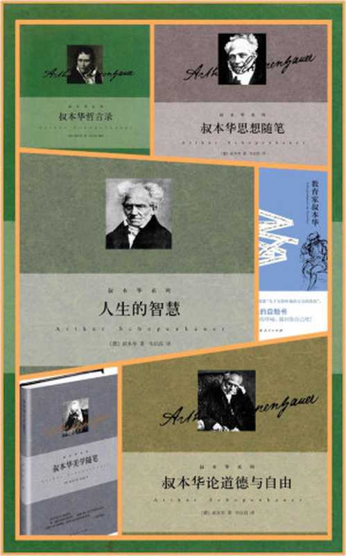 韦启昌译叔本华系列（叔本华系列5册+《教育家叔本华》）（叔本华 尼采）（上海人民出版社 2016）