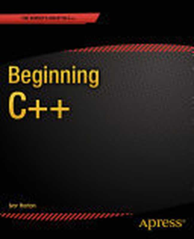 Beginning C++（Ivor Horton）（Apress 2014）