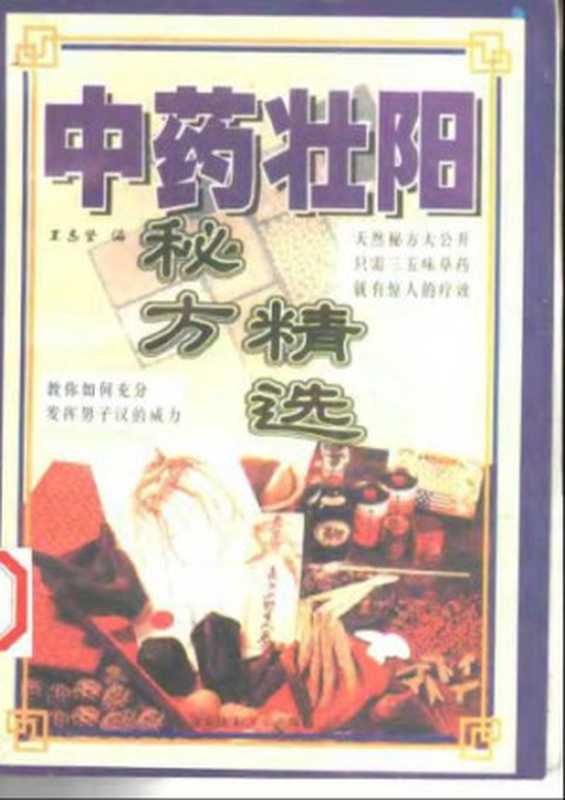 中药壮阳秘方精选（王志紧）（海南摄影美术出版社 1998）