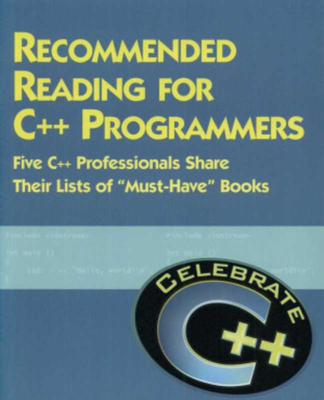 Recommended Reading for C++ Programmers（John Wait）（Addison-Wesley 1998）