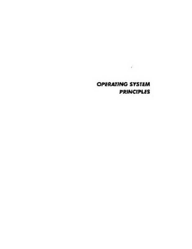 Operating System Principles（Hansen）（Prentice Hall 1973）